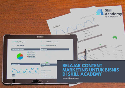 belajar kelas online content marketing untuk bisnis di aplikasi skill academy