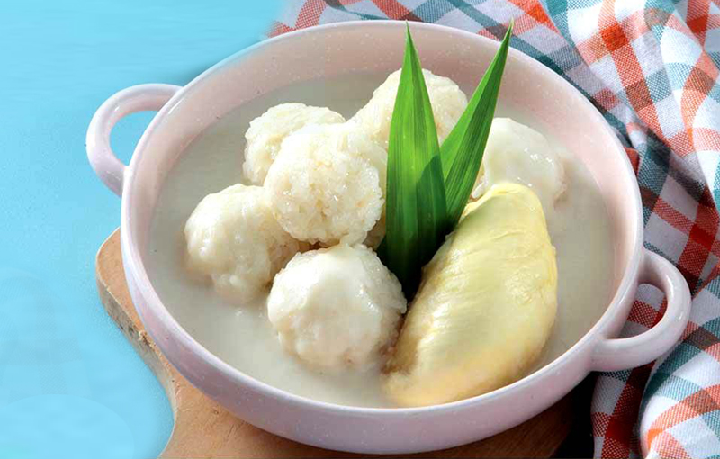 kolak pulut durian khas melayu buat buka puasa