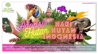 gerakan adopsi hutan hari hutan indonesia