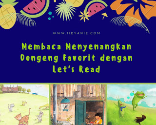 Membaca dongeng dengan aplikasi cerita anak lets read