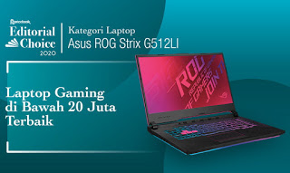 laptop gaming terbaik asus ROG Strix G15 G512L pricebook choice 2020