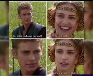 Meme anakin and padme why become darth vader