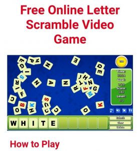 Game gratis letter scramble di solitaire org