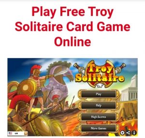 Troy solitaire card game online gratis