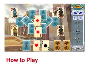 Troy solitaire card game online gratis di solitaire org
