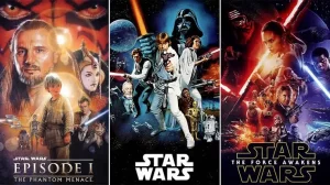 Star wars saga film series 