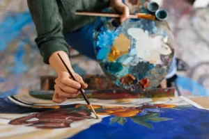Painting can reduces anxiety on mental health