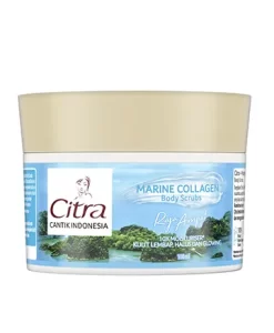 Citra marin collagen body scrub untuk kulit halus glowing