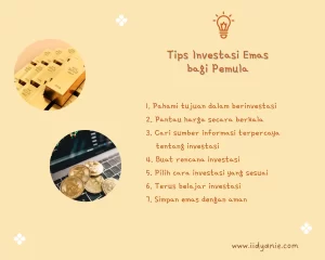 Tips investasi emas bagi pemula