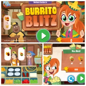 Game dc super hero girls burrito blitz di culinary school