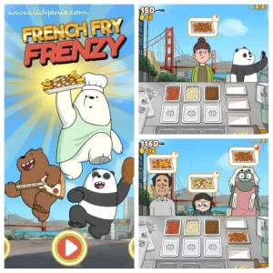 Game french fry frenzy we bare bears di culinary school