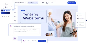 AI website builder rumahweb