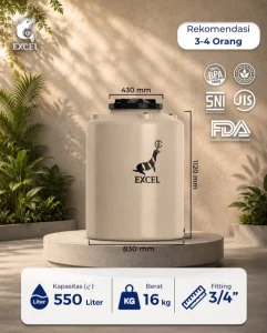 Tandon air Excel 500 liter
